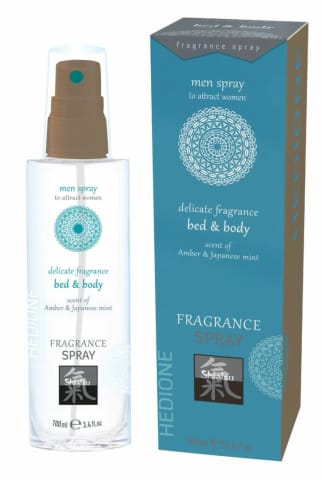 ⁨HOT Bed & Body Spray Amber & Japanese Mint - perfumowany spray dla mężczyzn⁩ w sklepie Wasserman.eu