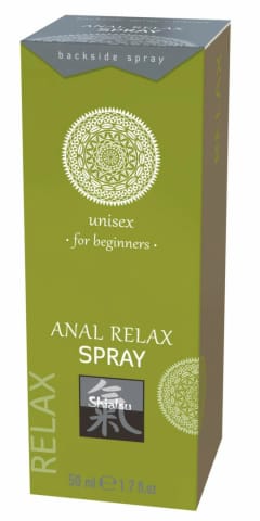HOT Anal Relax Spray 50 ml - łagodzący spray z ekstraktem z aloesu w sklepie Wasserman.eu