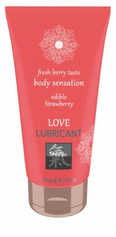 Love Lubricant Edible Żel nawilżający Truskawkowy 100 ml w sklepie Wasserman.eu