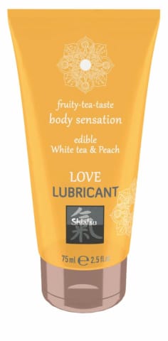 Love Edible Lubricant White Tea & Peach 100ml - na bazie wody w sklepie Wasserman.eu