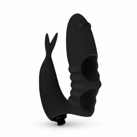 ⁨EasyToys Wibrujący Nakładka na Palec Czarny Silikonowy Model Ergonomiczny⁩ w sklepie Wasserman.eu