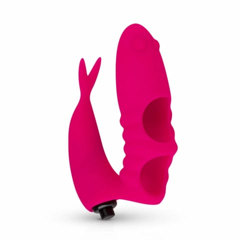 ⁨EasyToys Wibrujący Nakładka na Palec Pink - elastyczny silikon⁩ w sklepie Wasserman.eu
