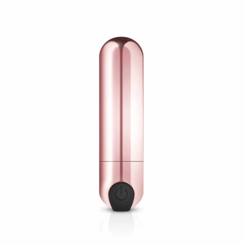 ⁨Rosy Gold Bullet Vibrator Miniaturowy 10 Trybow, Ładowalny USB⁩ w sklepie Wasserman.eu