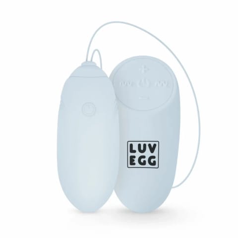 ⁨LUV EGG Blue - Model zdalny, silikonowy, 12 trybow wibracji, wodoodporny⁩ w sklepie Wasserman.eu