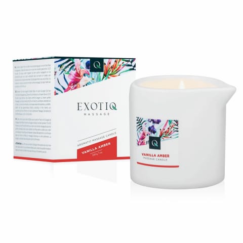 ⁨Exotiq Świeca do Masażu Vanilla Amber 200g - Relaksujący Olejek⁩ w sklepie Wasserman.eu