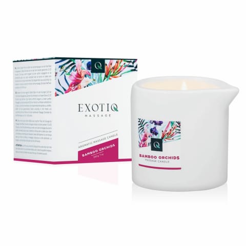 ⁨Exotiq Świeca Masująca Bamboo Orchids 200g - Relaksujący Olejek Zapachowy⁩ w sklepie Wasserman.eu