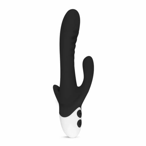 ⁨EasyToys Stellar Vibe model Rabbit czarny - 10 trybow, silikon⁩ w sklepie Wasserman.eu