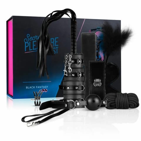 ⁨Secret Pleasure Chest Zestaw Black Fantasy 10 elementow, regulowany⁩ w sklepie Wasserman.eu
