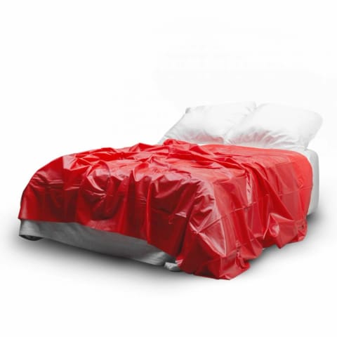 EasyToys Pokrycie Winylowe Czerwone 230x160 cm Wodoodporne w sklepie Wasserman.eu