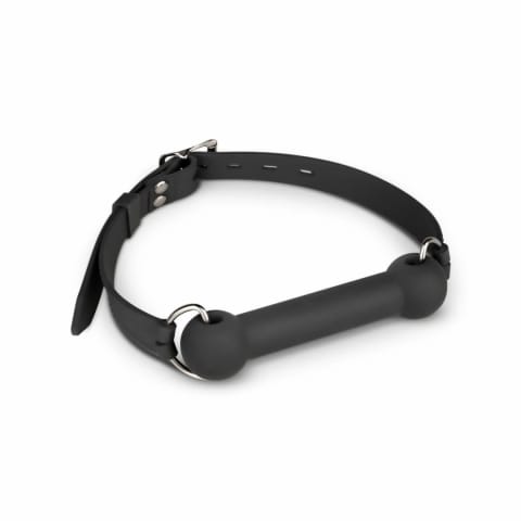 ⁨EasyToys Bit Gag silikonowy z regulowanym paskiem - czarny⁩ w sklepie Wasserman.eu