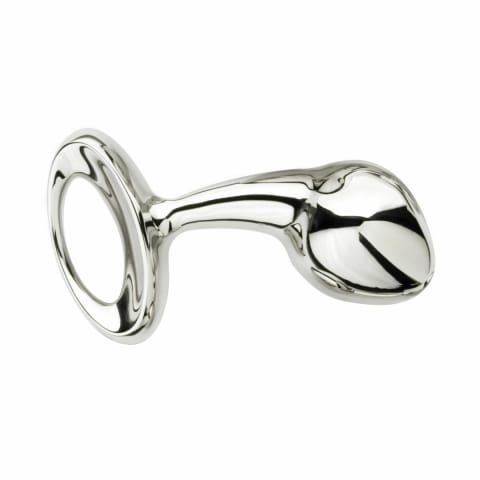 ⁨Njoy Pure Plug Medium stalowy anatomiczny model ze stalowym uchwytem⁩ w sklepie Wasserman.eu