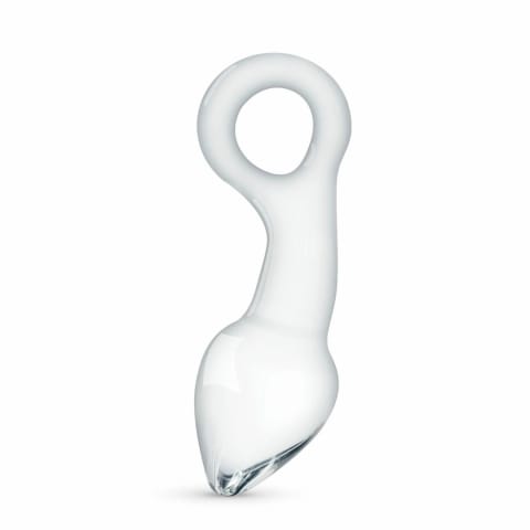 ⁨Glas Prostate Plug No. 13 - Szklany model z ergonomicznym uchwytem⁩ w sklepie Wasserman.eu