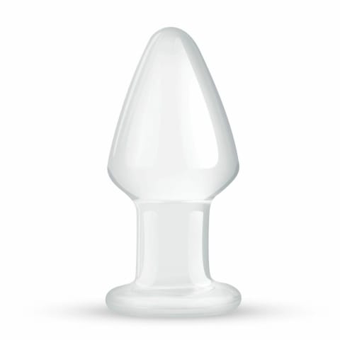 ⁨Glas No. 25 - Szklany korek anatomiczny, średni rozmiar, 4,6 cm⁩ w sklepie Wasserman.eu