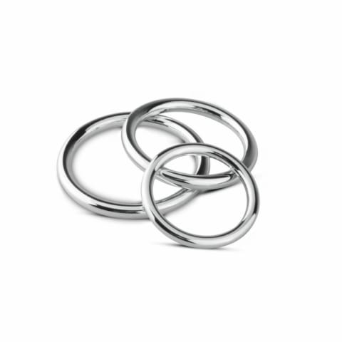 ⁨Sinner Gear Zestaw Metalowych Pierścieni Anatomicznych 3 Rozmiary⁩ w sklepie Wasserman.eu