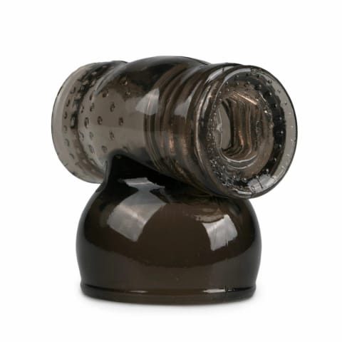 ⁨EasyToys Black nasadka do masażera wand silikonowa czarna⁩ w sklepie Wasserman.eu
