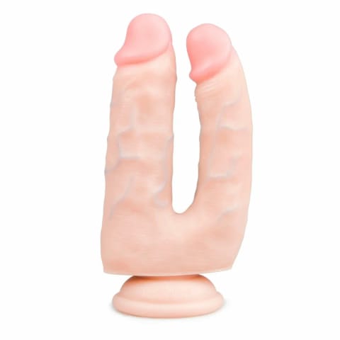 ⁨EasyToys Dwustronny Model Intymny z Przyssawką 18 cm, silikonowy⁩ w sklepie Wasserman.eu