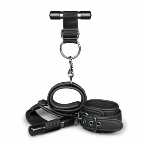⁨EasyToys Opaski na Nadgarstki Do Drzwi Regulowane Czarny⁩ w sklepie Wasserman.eu