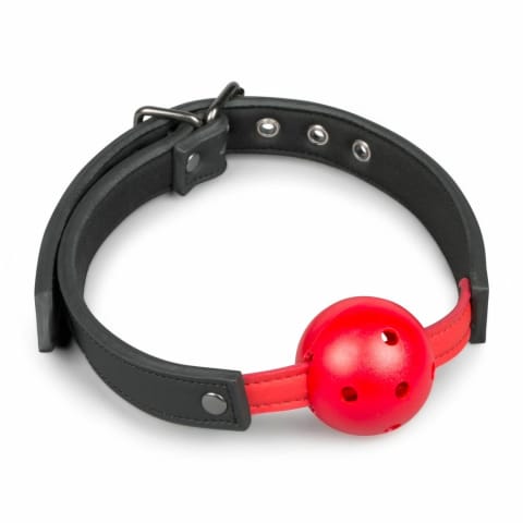 ⁨EasyToys Model Red - Regulowany pasek z kulą PVC, kolor czerwony⁩ w sklepie Wasserman.eu