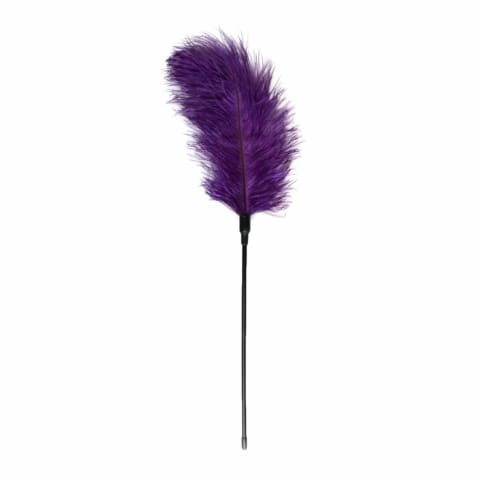 ⁨EasyToys Purple Feather Tickler - fioletowy puchaty gadżet do stymulacji⁩ w sklepie Wasserman.eu