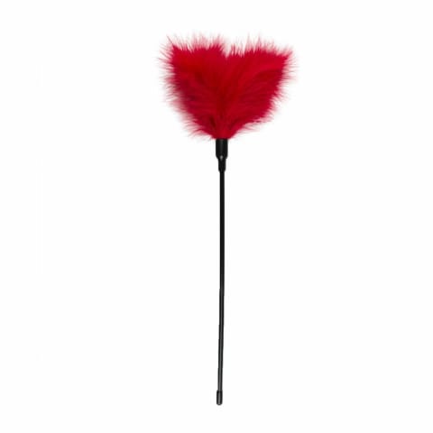 ⁨Tease & Please Red Tickler Long - piorkowy gadżet na długim uchwycie⁩ w sklepie Wasserman.eu