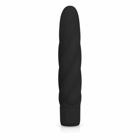 EasyToys masażer silikonowy czarny, anatomiczny kształt, 20 cm w sklepie Wasserman.eu