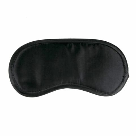 ⁨Rocks-Off Black Satin Mask - satynowa opaska na oczy, czarna⁩ w sklepie Wasserman.eu