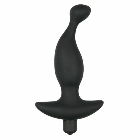 ⁨EasyToys Wibrujący Masażer Prostaty Silikonowy Czarny Ergonomiczny⁩ w sklepie Wasserman.eu