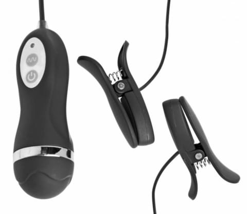 ⁨XR Brands Power Pinchers - wibrujące zaciski z regulacją siły nacisku⁩ w sklepie Wasserman.eu