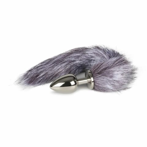 ⁨Sinner Gear Fox Tail Aluminium - model z futrzanym ogonem, srebrny⁩ w sklepie Wasserman.eu