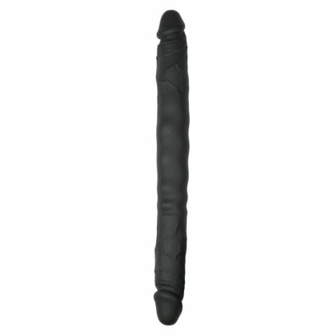 ⁨EasyToys Double Ended Model Silikonowy, Elastyczny, 45 cm Czarny⁩ w sklepie Wasserman.eu