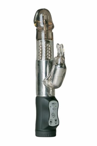 EasyToys Black Rabbit - Wibrujący model z 12 trybami i rotacją, czarny w sklepie Wasserman.eu