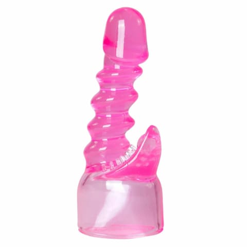 ⁨EasyToys Spiral Wand Attachment rożowy - nakładka spiralna do masażera⁩ w sklepie Wasserman.eu