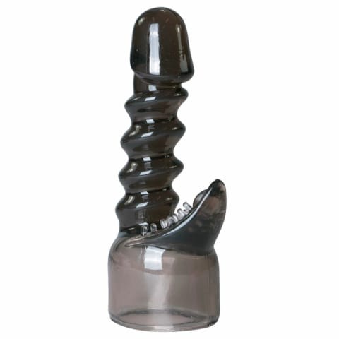 ⁨EasyToys Spiral Wand Attachment nasadka spiralna czarna⁩ w sklepie Wasserman.eu