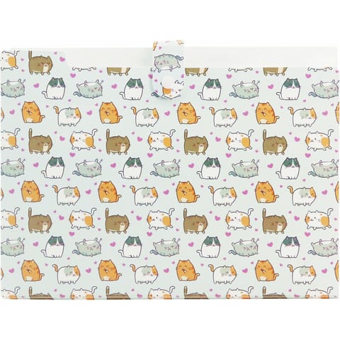 ⁨Teczka harmonijkowa A4 PP 5 przegródek z nadrukiem KITTENS THN-A4-35 BIURFOL⁩ w sklepie Wasserman.eu