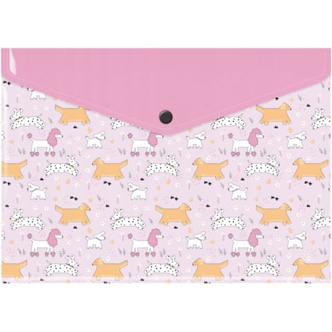 ⁨Teczka kopertowa A4 PP z nadrukiem PUPPIES TKN-A4-36 BIURFOL⁩ w sklepie Wasserman.eu