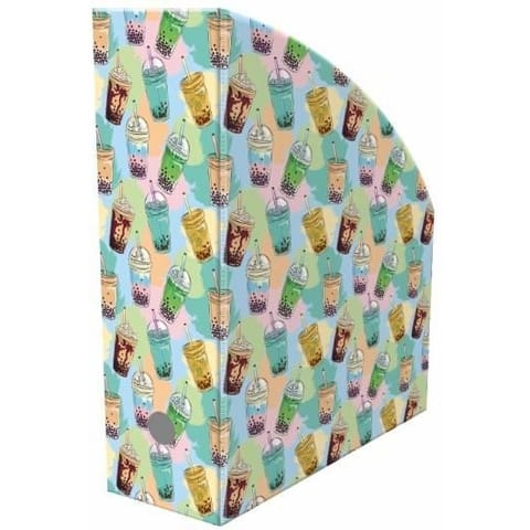 ⁨Pojemnik na dokumenty 10cm z nadrukiem BUBBLE TEA NSE-02-37 BIURFOL⁩ w sklepie Wasserman.eu