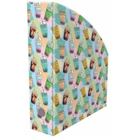 ⁨Pojemnik na dokumenty 7cm z nadrukiem BUBBLE TEA NSE-01-37 BIURFOL⁩ w sklepie Wasserman.eu