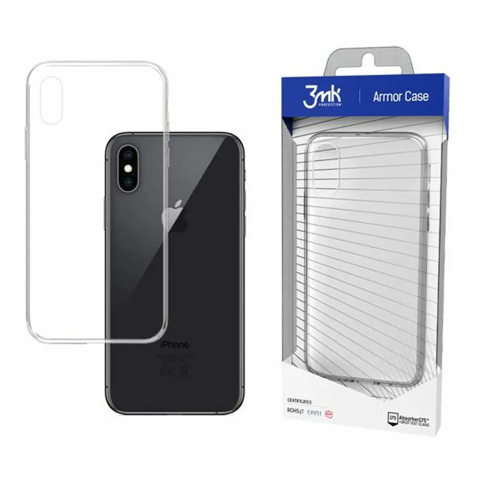 ⁨3MK All-Safe AC iPhone X/XS Armor Case Clear⁩ at Wasserman.eu