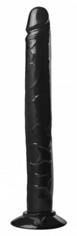 ⁨XR Brands Tower of Pleasure czarny model XL 32 cm TPR z przyssawką⁩ w sklepie Wasserman.eu