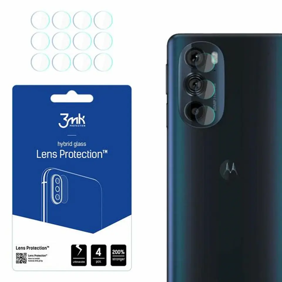 ⁨3MK Lens Protect Motorola Edge 30 Pro Camera Lens Protection 4pcs⁩ at Wasserman.eu