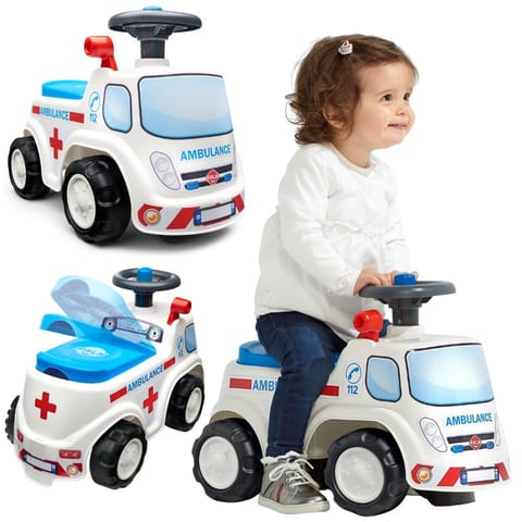 ⁨FALK Jeździk Samochód Ambulans z Klaksonem od 1 roku⁩ w sklepie Wasserman.eu