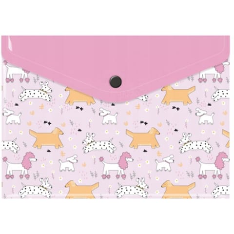 ⁨Teczka kopertowa A5 PP z nadrukiem PUPPIES TKN-A5-36 BIURFOL⁩ w sklepie Wasserman.eu