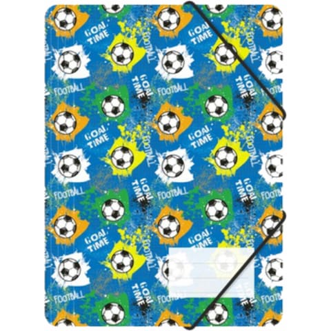 ⁨Teczka z gumką A4 PP z nadrukiem FOOTBALL TGN-A4-34 BIURFOL⁩ w sklepie Wasserman.eu