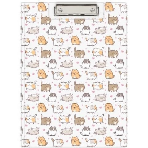 ⁨Teczka z klipem A4 z nadrukiem KITTENS KHN-04-35 BIURFOL⁩ w sklepie Wasserman.eu