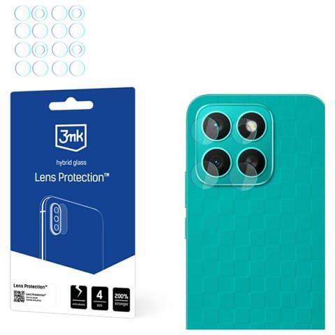⁨Ochrona na obiektyw aparatu 3MK Lens     Protect do Honor X8c 4szt⁩ w sklepie Wasserman.eu