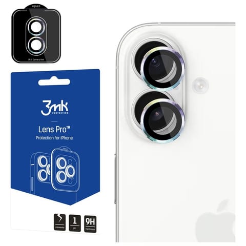 ⁨Ochrona na obiektyw aparatu 3MK Lens     Protection Pro do Apple iPhone 17 wielokolorowy⁩ w sklepie Wasserman.eu