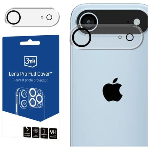 ⁨Ochrona na obiektyw aparatu 3MK Lens Pro FullCover do Apple iPhone 17 Air⁩ w sklepie Wasserman.eu