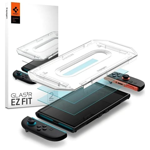 ⁨Szkło hartowane Spigen Glas.TR EZ FIT do Nintendo Switch 2 (2szt)⁩ w sklepie Wasserman.eu