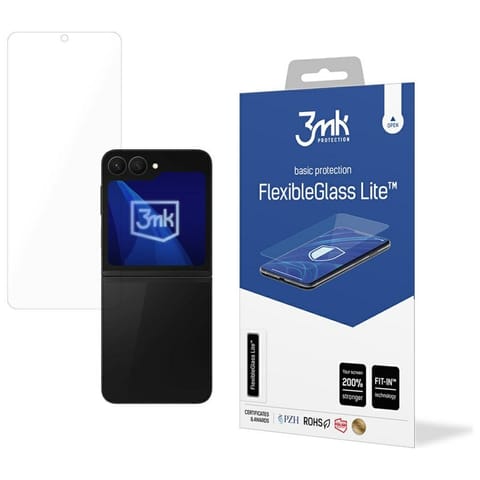 ⁨Szkło hybrydowe 3MK FlexibleGlass Lite   do Samsung Galaxy Z Flip7 FE⁩ w sklepie Wasserman.eu