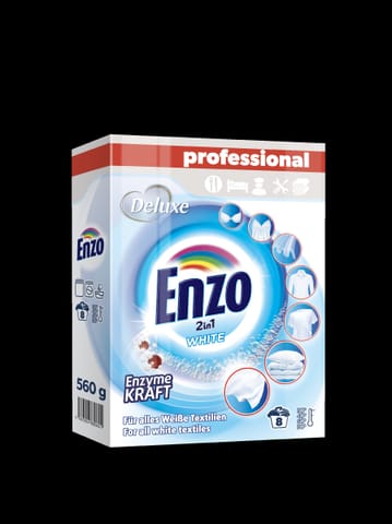 ⁨DELUXE ENZO Proszek d/prania 560g BIAŁY⁩ w sklepie Wasserman.eu